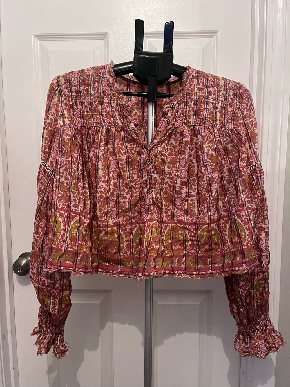 Free People Bali Bohemian Disco Top - Size Small